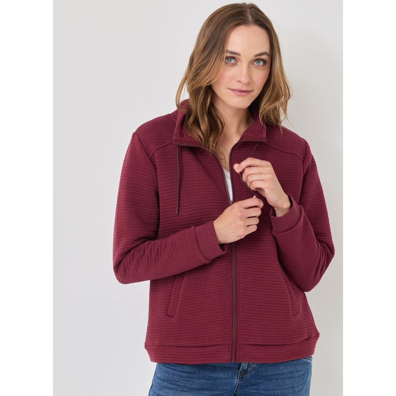 Kuschelige Sweatjacke m. Struktur