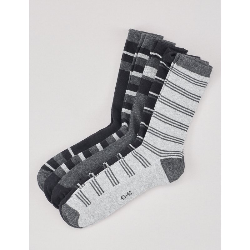 Gestreifte Socken im 5er Pack
