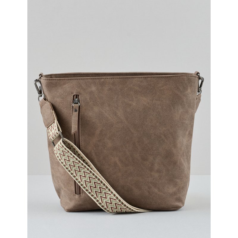 Mittelgroße Tasche, Muster-Gurt