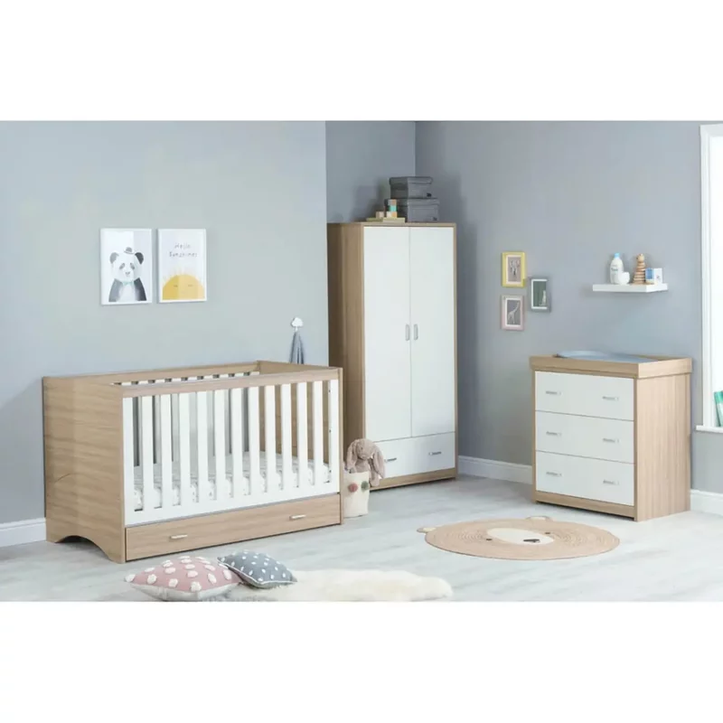 Babymore Veni 3 Piece Room Set with Under Drawer