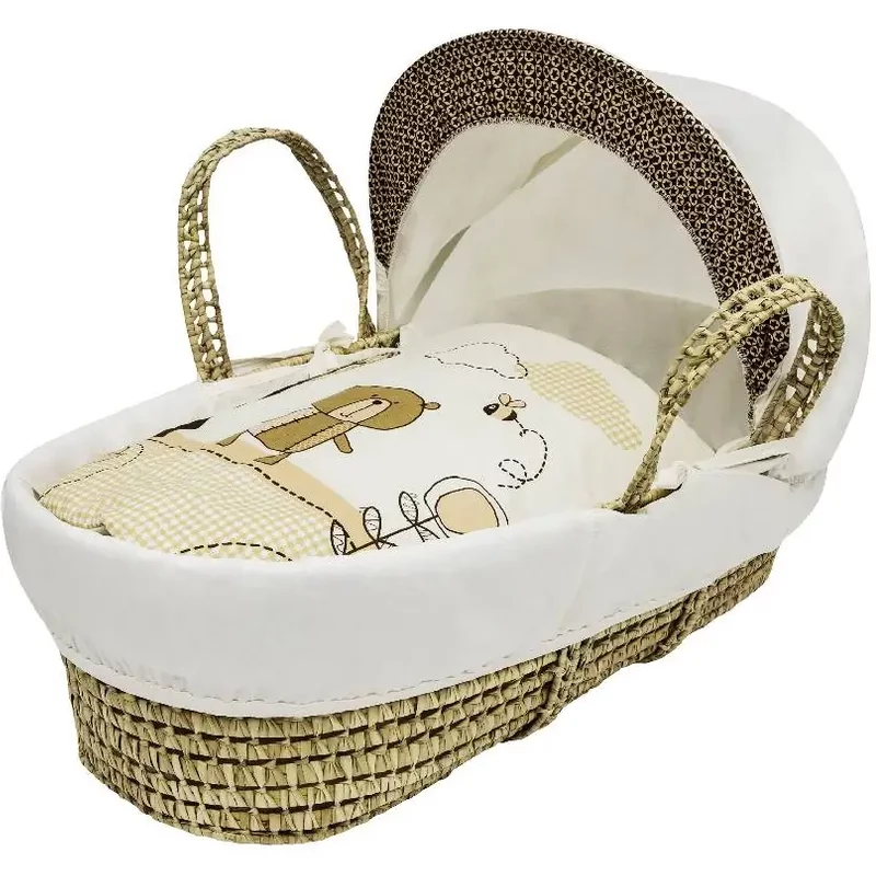Kinder Valley Tiny Ted Palm Moses Basket