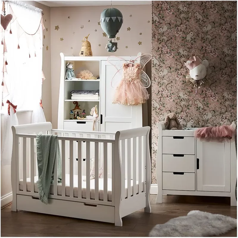 Obaby Stamford Mini Sleigh 3 Piece Furniture Roomset