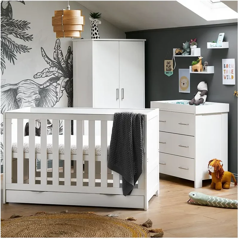Obaby Nika 3 Piece Room Set & Underdrawer