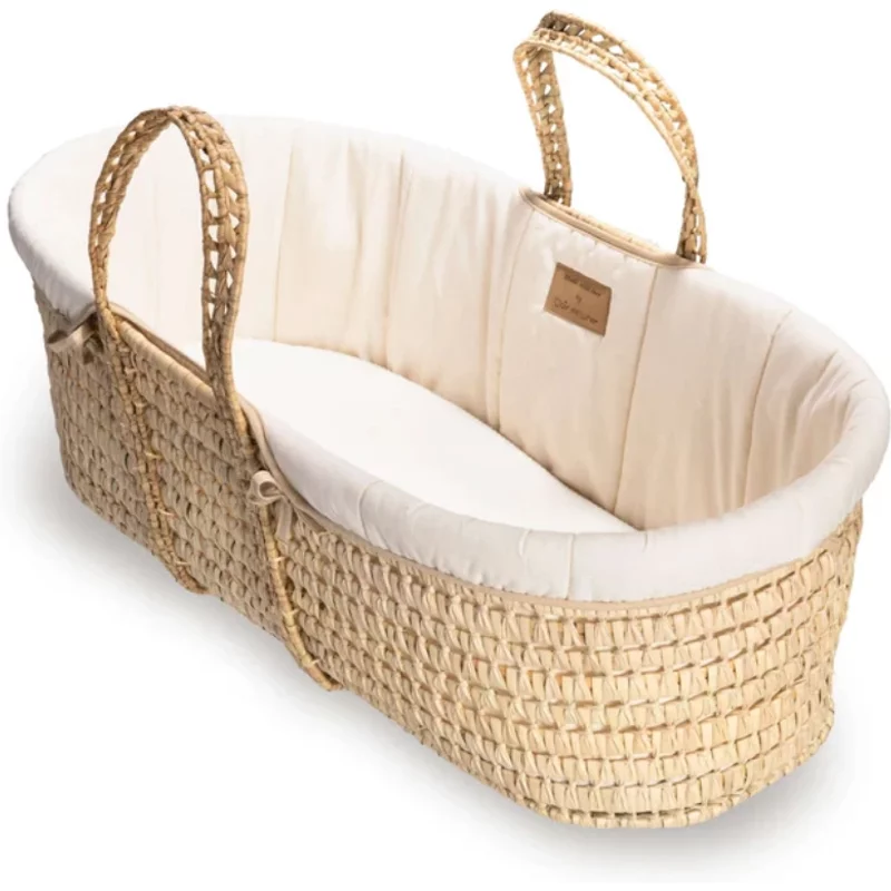 Clair De Lune Organic Palm Moses Basket