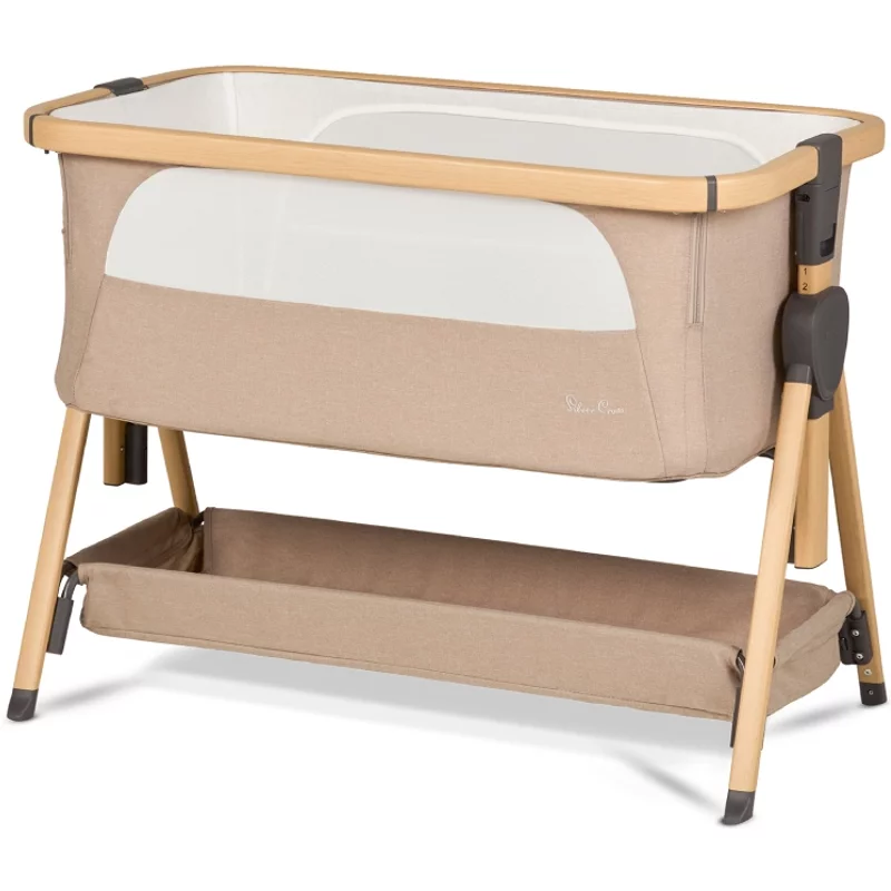 Silver Cross Lunar Bedside Crib