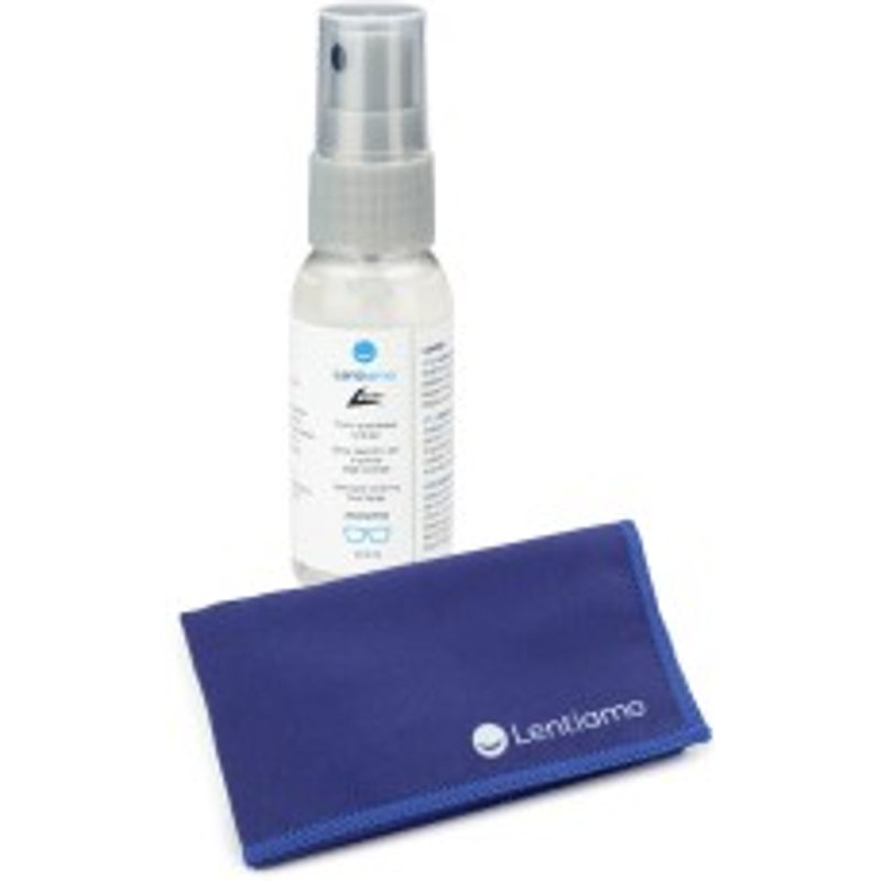 Spray nettoyant pour lunettes de vue 29,5 ml + chiffon de nettoyage Lentiamo