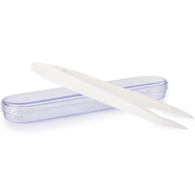 Grande pince à épiler avec étui