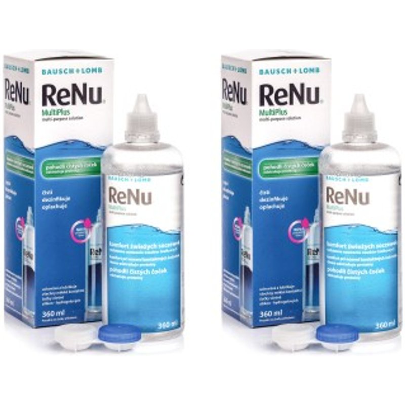 ReNu MultiPlus 2 x 360 ml avec étuis