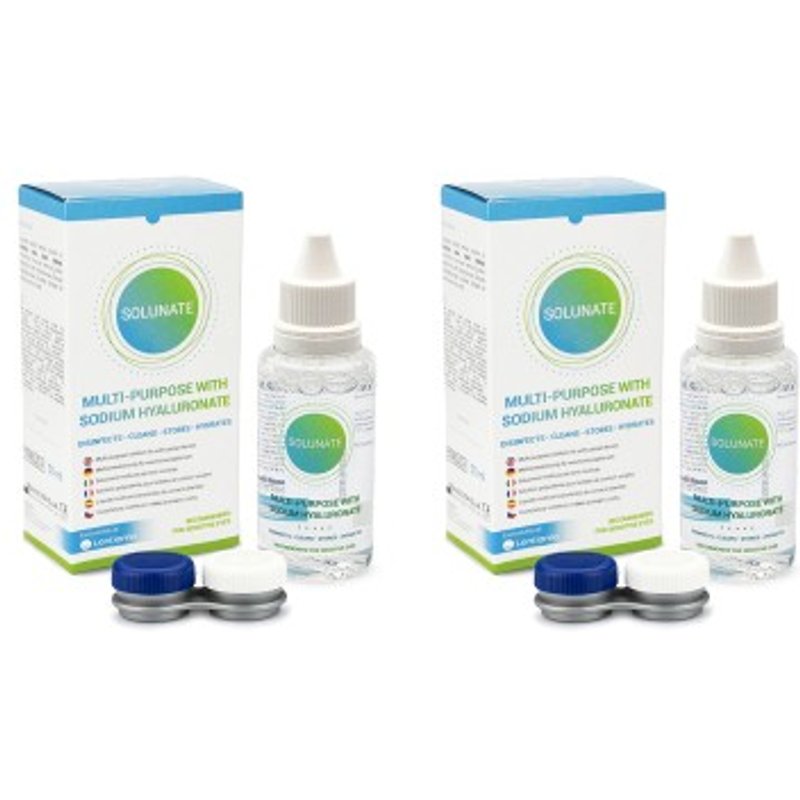Solunate Multi-Purpose 2 x 50 ml avec étuis travel pack