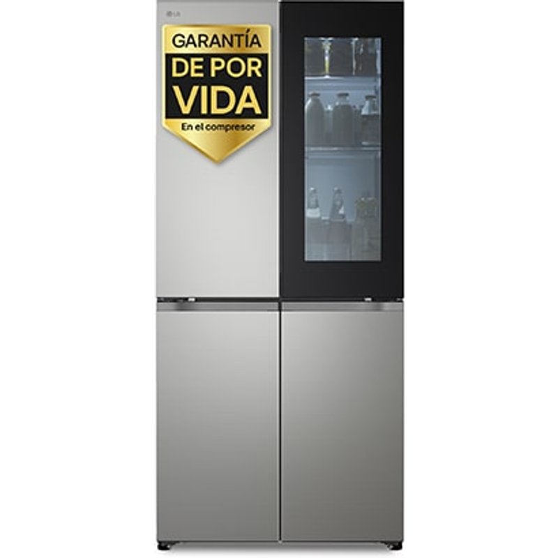 Outlet Frigorífico American Combi | LG GMVS30SEPY.OUTLET InstaView™, Clasificación E, 580 L, Inox antihuellas - GMVS30SEPY.OUTLET