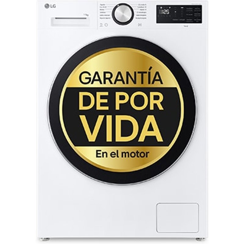 Outlet Lavadora Inteligente | LG F4X5011TLS.OUTLET, AI Direct Drive, TurboWash 360º, 11kg, 1400rpm, Serie 500, Un 30% más eficiente que A, Blanca - F4X5011TLS.OUTLET