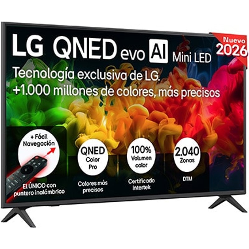 Outlet Smart TV LG QNED evo MiniLED AI QNED81 50 pulgadas 4K 2026 - 50QNED81B6C.OUTLET