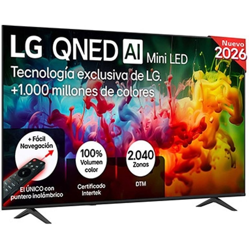 Outlet Smart TV LG QNED MiniLED AI QNED70 75 pulgadas 4K 2026 - 75QNED70B6A.OUTLET