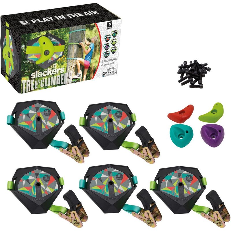 Slackers Kit d'escalade complet avec prises et cordes