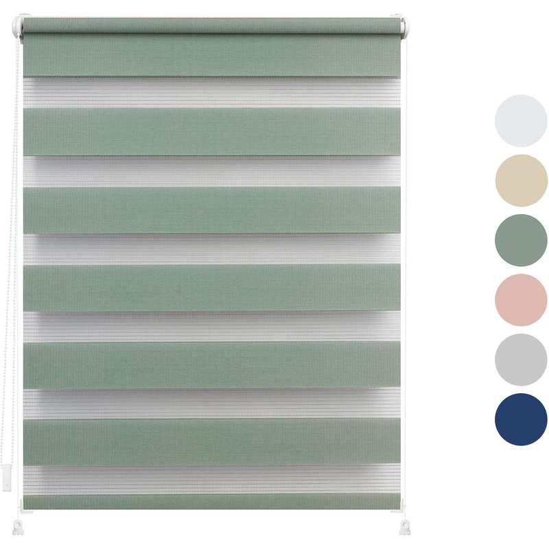 Lichtblick Store enrouleur Duo pour fenêtre, à partir de 45 x 150 cm