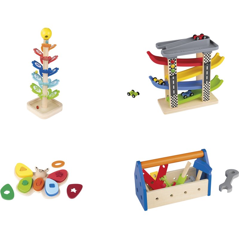 Playtive Jeu d'éveil en bois