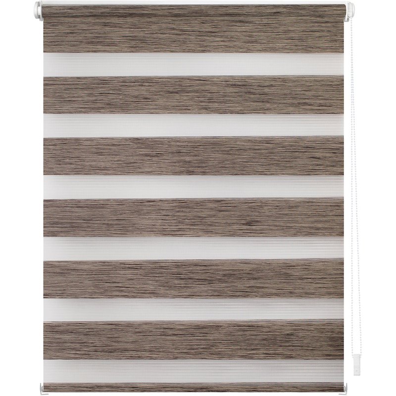 Lichtblick Store enrouleur Duo pour fenĂȘtre (brun clair, 80 x 150 cm)