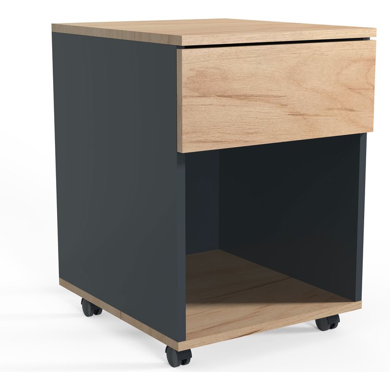 VCM Caisson mobile Dalosa 45 (Anthracite/chĂȘne miel, 1-SB)