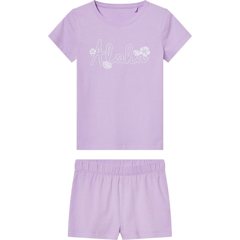 lupilu® Ensemble pyjama pour petite fille (violet, 2-4 ans)