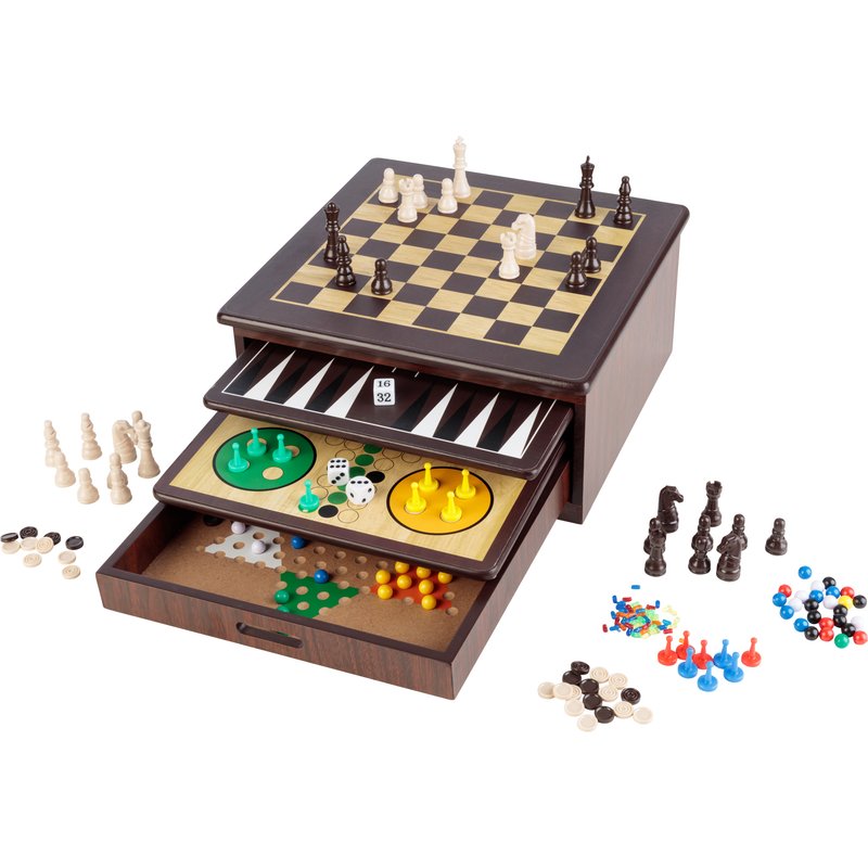 Playtive Coffret de 10 jeux en bois