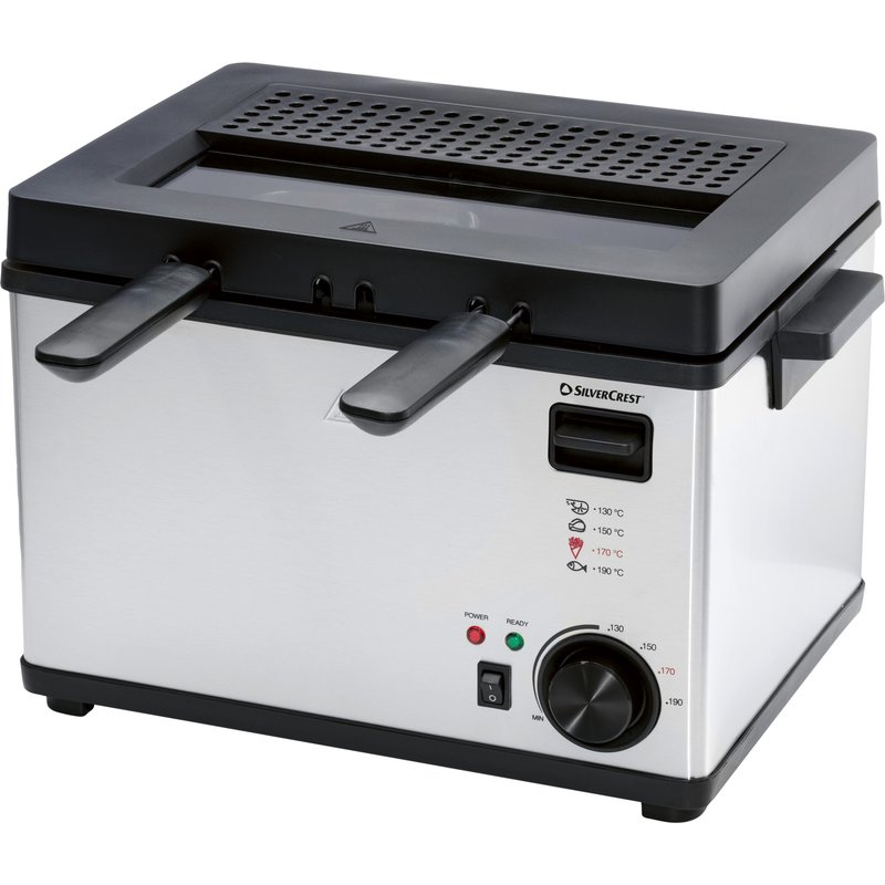 SILVERCREST® Friteuse en acier inoxydable