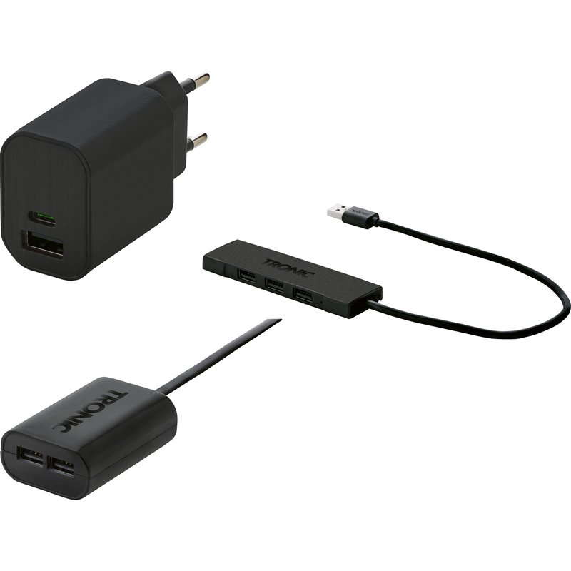 TRONIC® Chargeur ou Hub USB