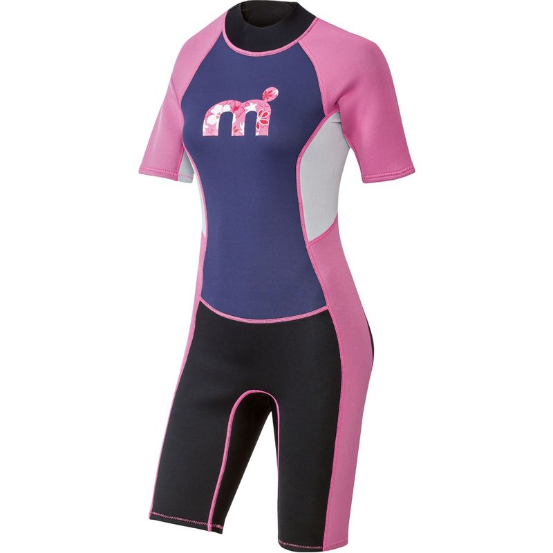 Mistral Combinaison short néoprène femme (rose, S)