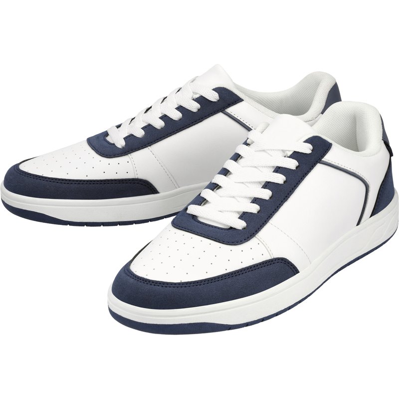 esmara Men Sneakers homme (blanc/bleu marine, 41)