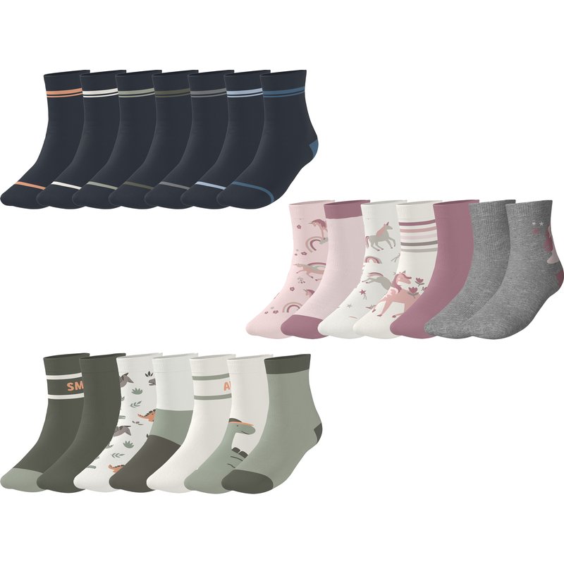 lupilu® Lot de 7 paires de chaussettes enfant