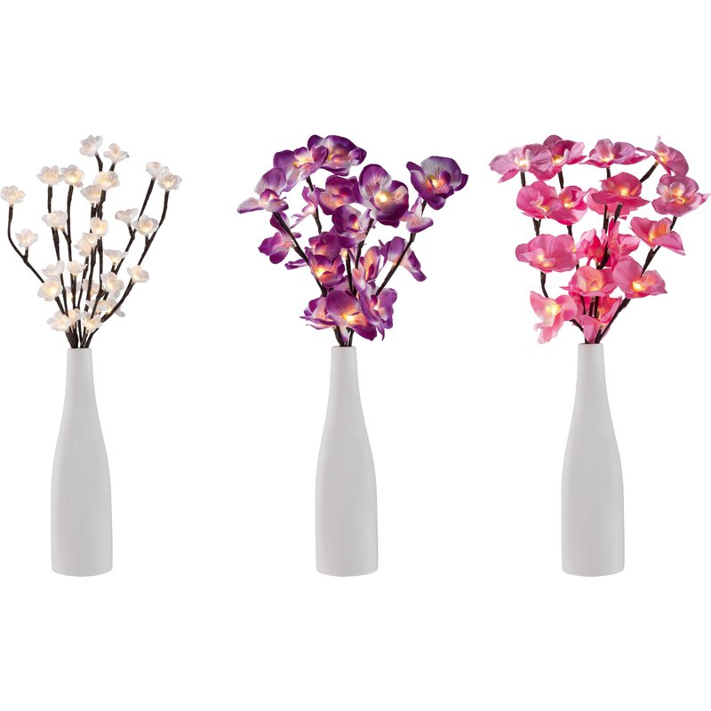 LIVARNO® Vase décoratif avec branches lumineuses LED