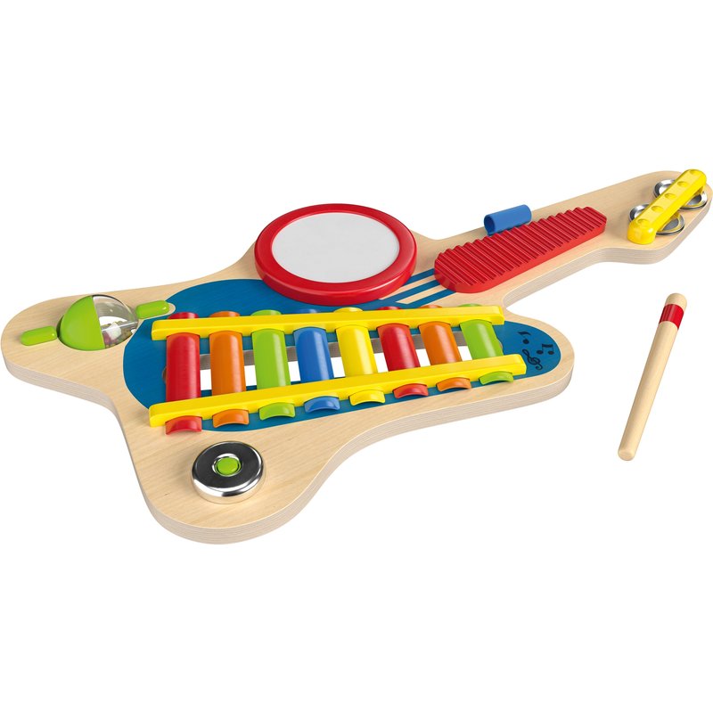 Playtive Instruments de musique en bois (Instrument de musique 6-en-1)
