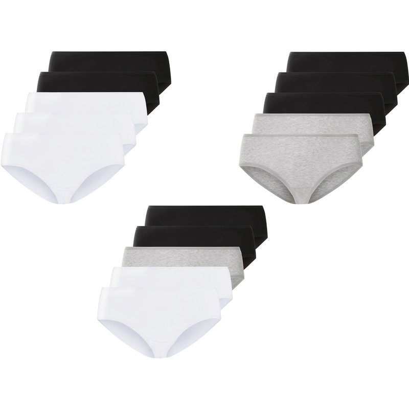 esmara® Lot de 5 hipsters femme