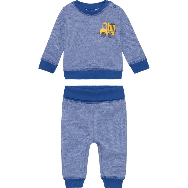 lupilu® Ensemble molletonné bébé (bleu/gris)