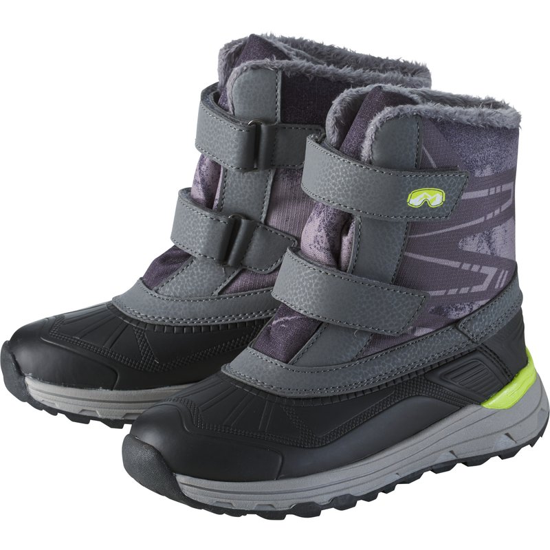 CRIVIT Bottes d'hiver petit garçon (gris, 33)