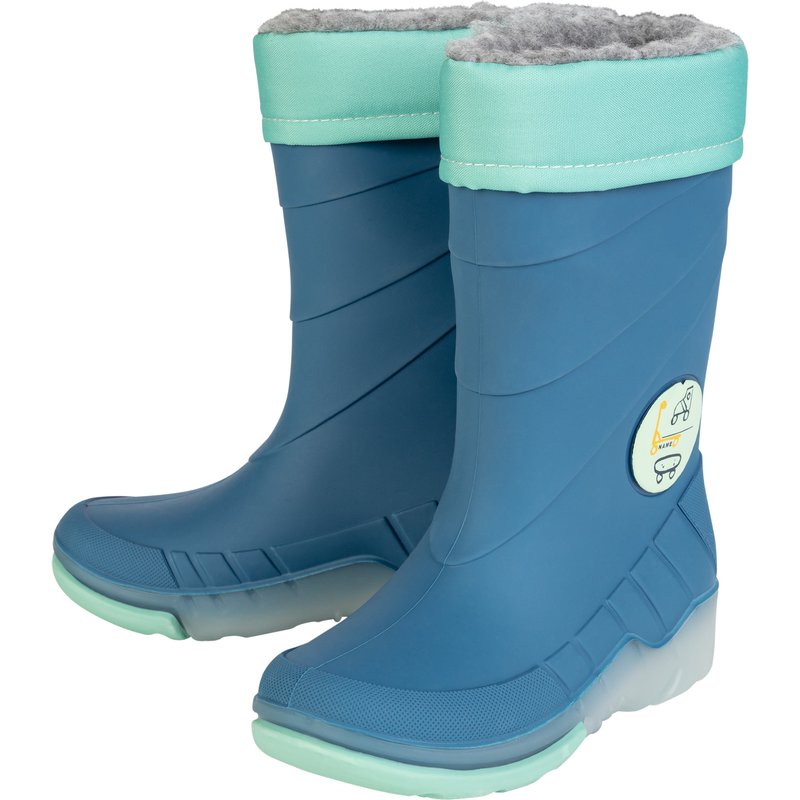 lupilu® Bottes de pluie clignotantes petit garçon (bleu, 24/25)