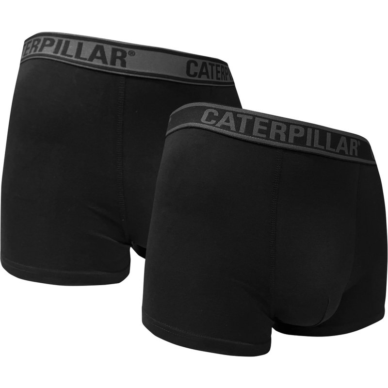 Caterpillar Lot de 2 boxers homme (noir, M)