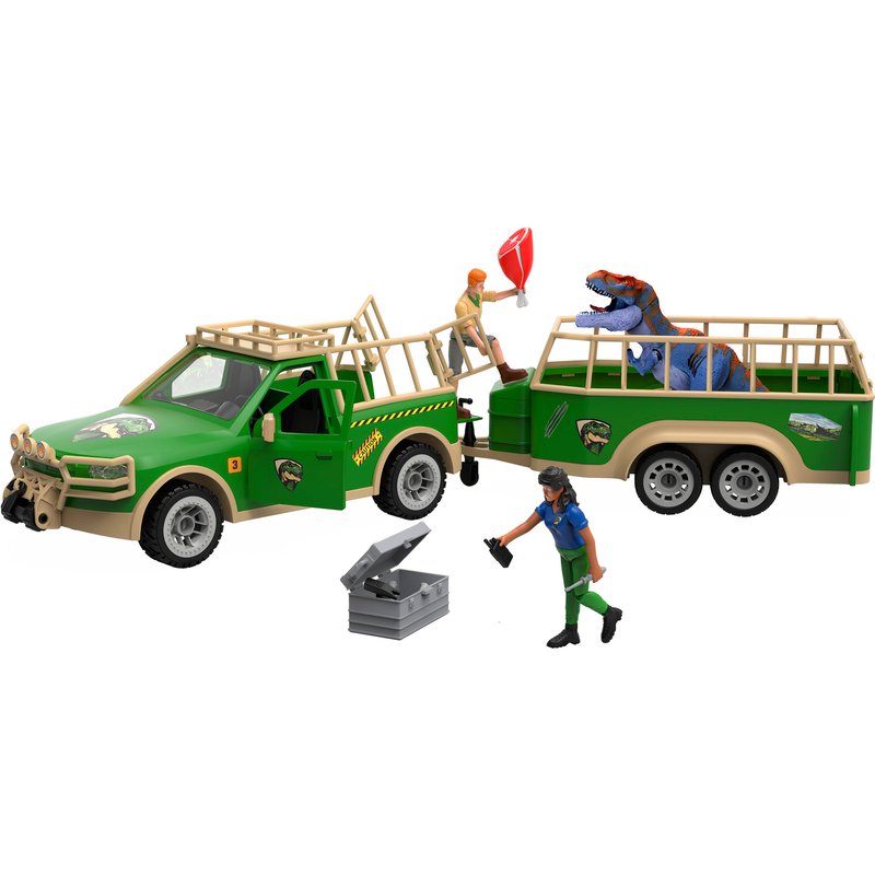 Playtive Véhicule de transport animal (Véhicule tout terrain avec remorque)