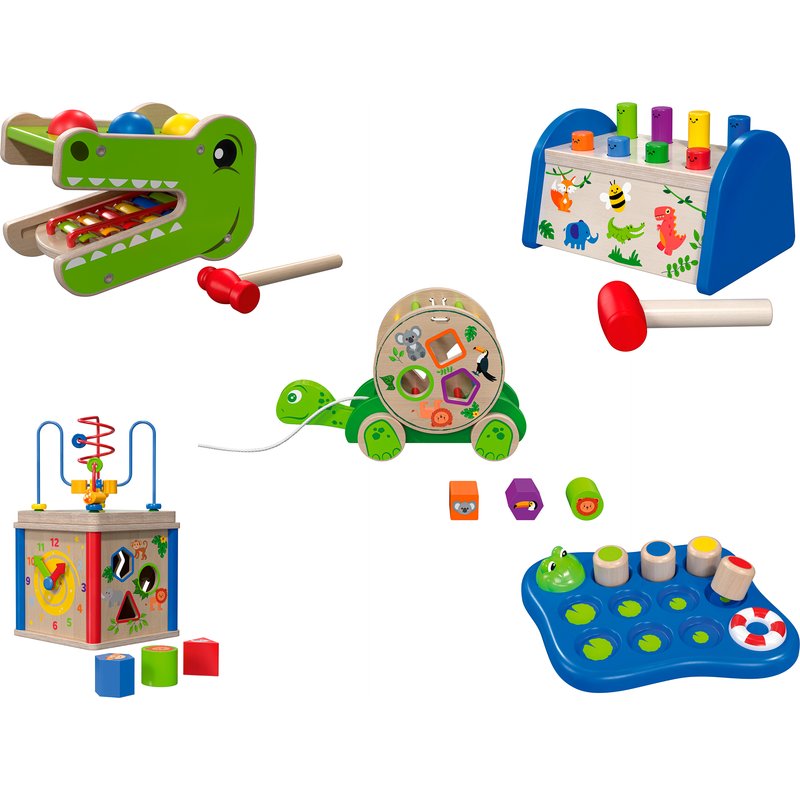 Playtive Jeu de motricité en bois