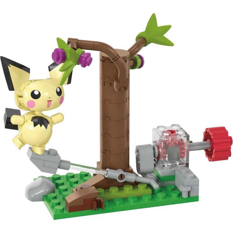 MATTEL Figurines MEGA Pokémon (Forêt de Pichus en quête de nourriture)