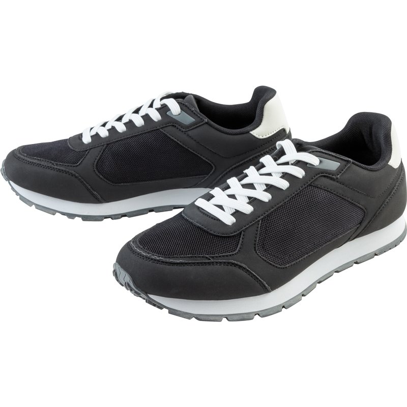 LIVERGY® Sneakers homme (noir/blanc, 43)