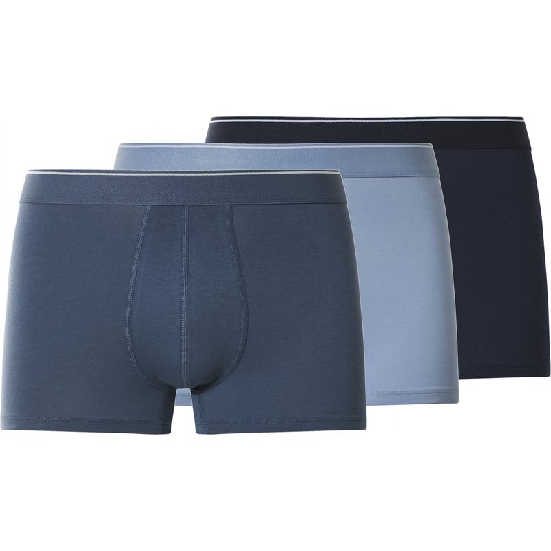 esmara Men Lot de 3 boxers homme (bleu foncé/bleu, S)
