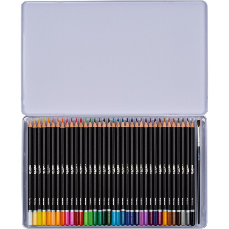 crelando® Crayons de couleur ou Crayons de couleur aquarelle (Crayons aquarelle 36)