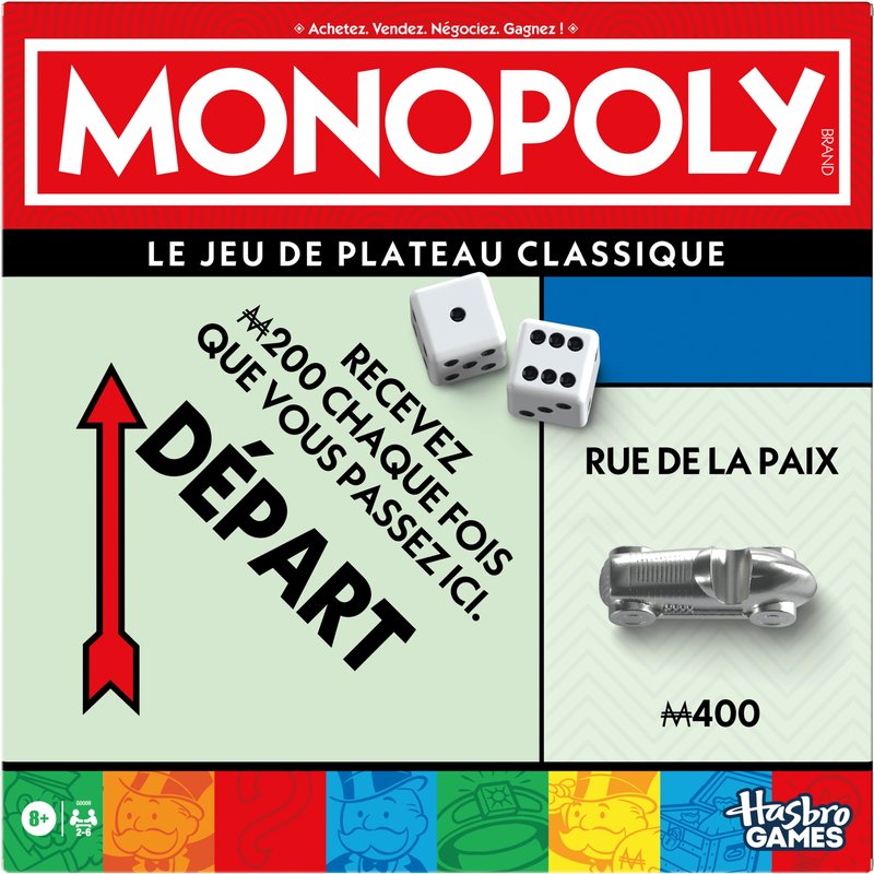 Hasbro Jeu de societé (Monopoly)