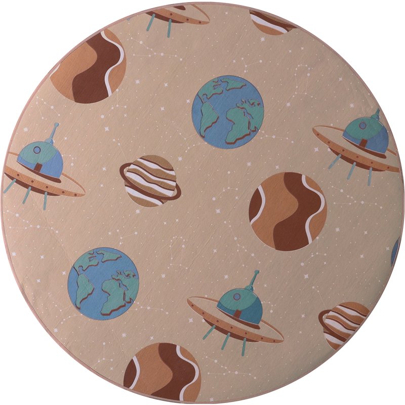 LIVARNO home Tapis enfant, Ø 120 cm (beige)