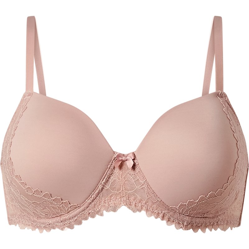 esmara® Soutien-gorge à dentelle femme (rose avec dentelle, 100D)