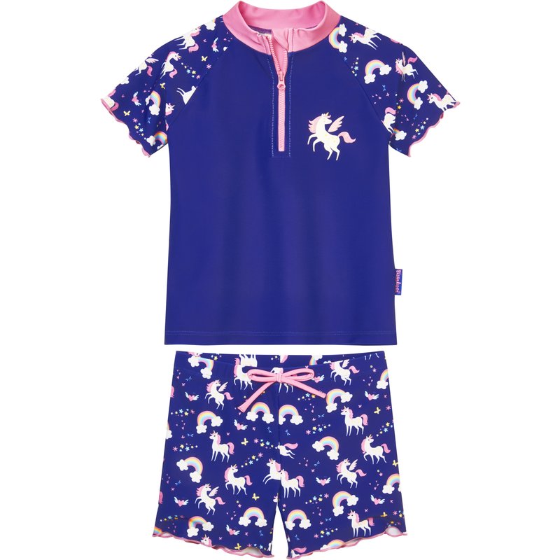 Playshoes Ensemble de bain enfant ou bébé (Licorne, 6-12 mois)