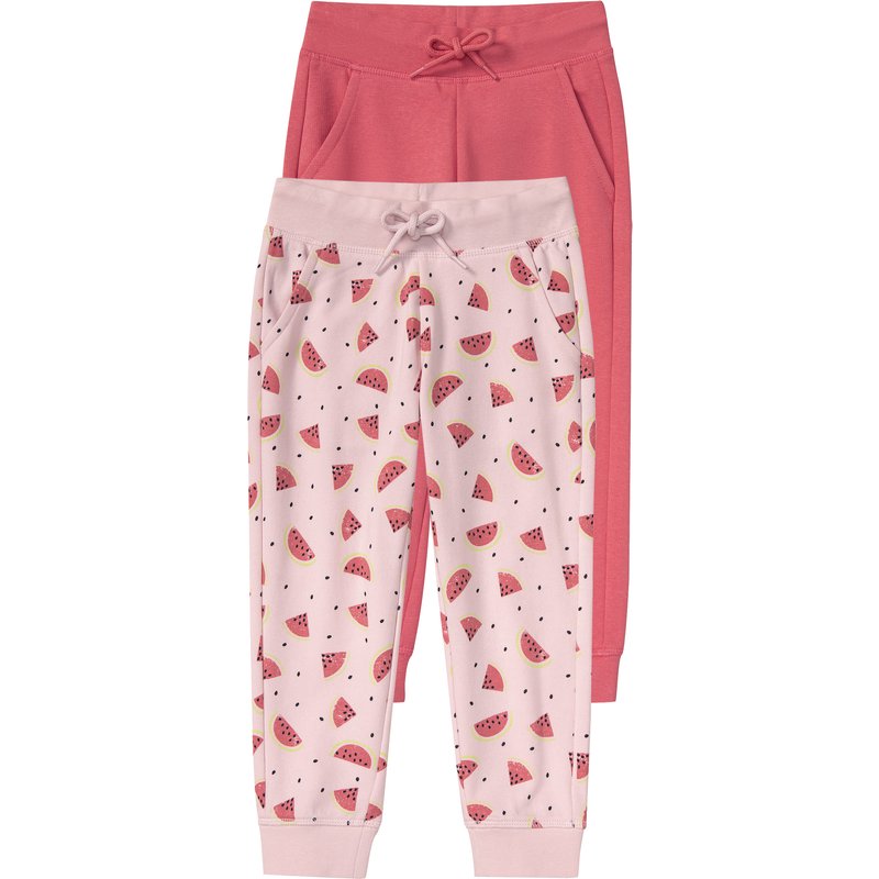 lupilu® Pantalon molletonné fille (rose)