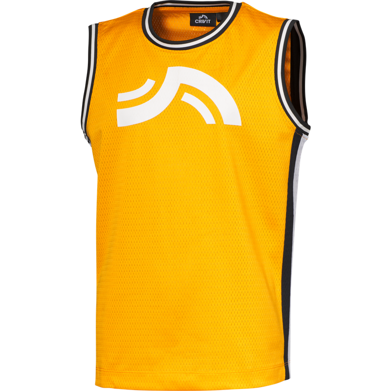 CRIVIT Débardeur technique de basketball enfant (orange, 6-8 ans)