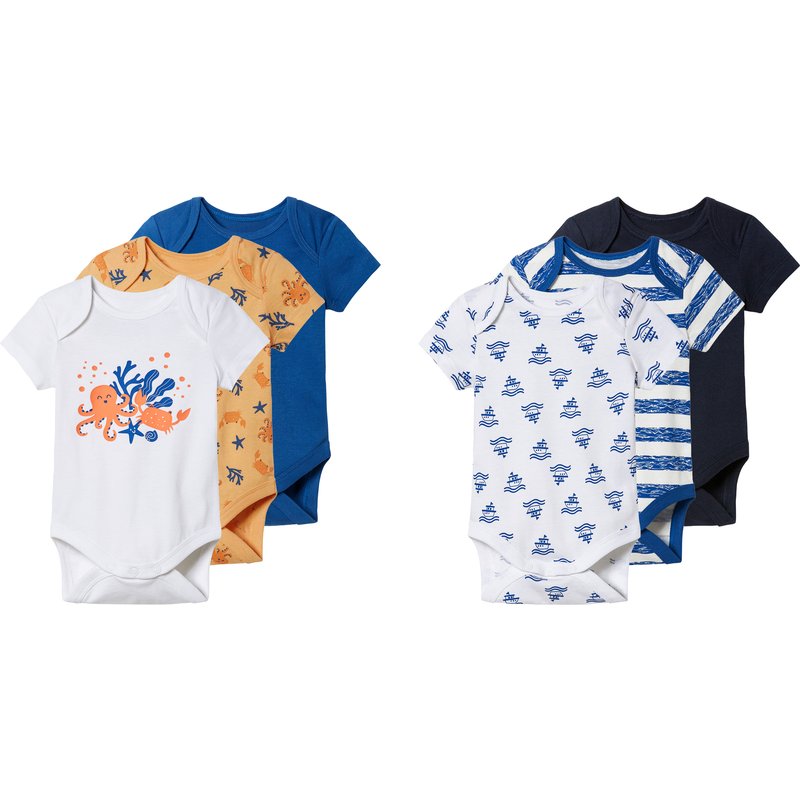 lupilu® Set de 3 bodies bébé