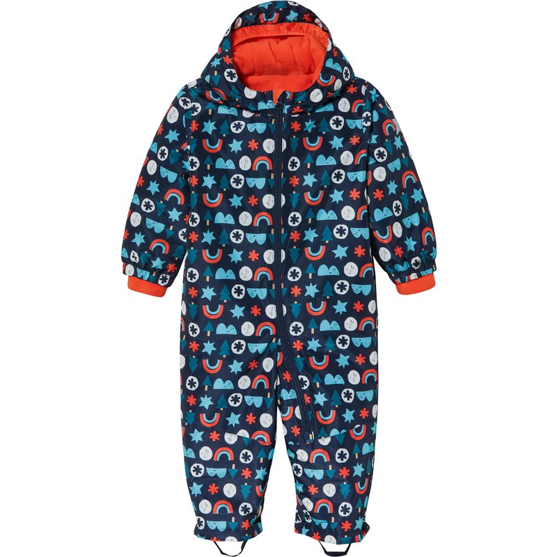 lupilu® Combinaison d'hiver bébé (86, bleu marine/imprimé)